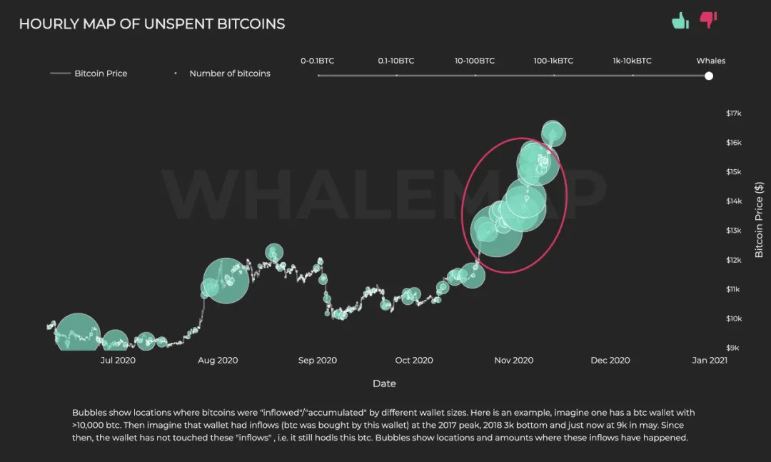 比特币巨鲸集群批注“机构FOMO”正催促比特币上涨