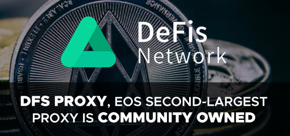 DFS（大丰收）网络代理，成为由社区拥有的EOS全网第二大代理