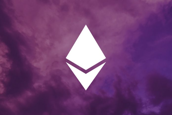 eth徽标，白色，紫色