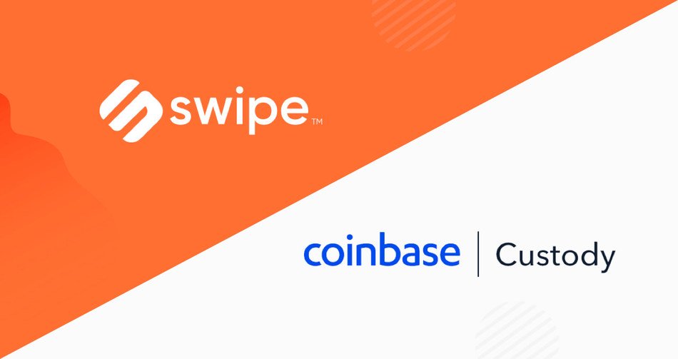 Swipe与Coinbase Custody合作，为Swipe钱包用户提供量身定制的解决方案。