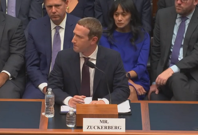 国会就Libra加密货币和信任问题抨击Facebook的马克·扎克伯格插图
