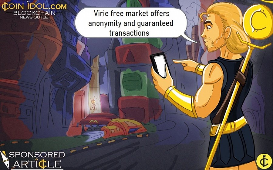Virie提供匿名和保证交易。
