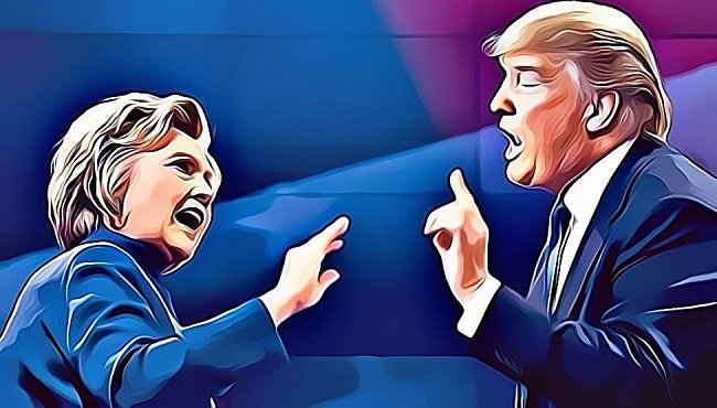 希拉里·克林顿（Hillary Clinton）vs唐纳德·特朗普（Donald Trump）