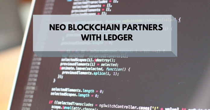 NEO区块链与LEDGER合作