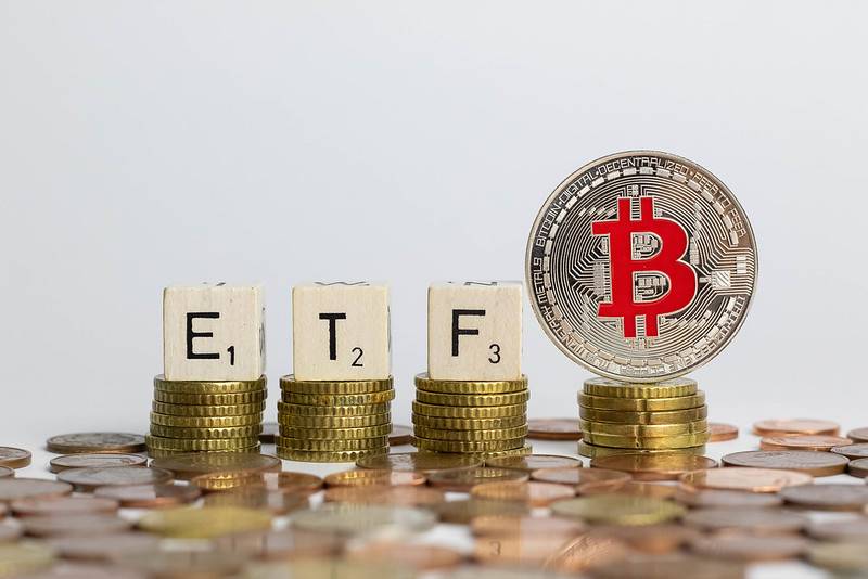 Concept of Bitcoin ETF