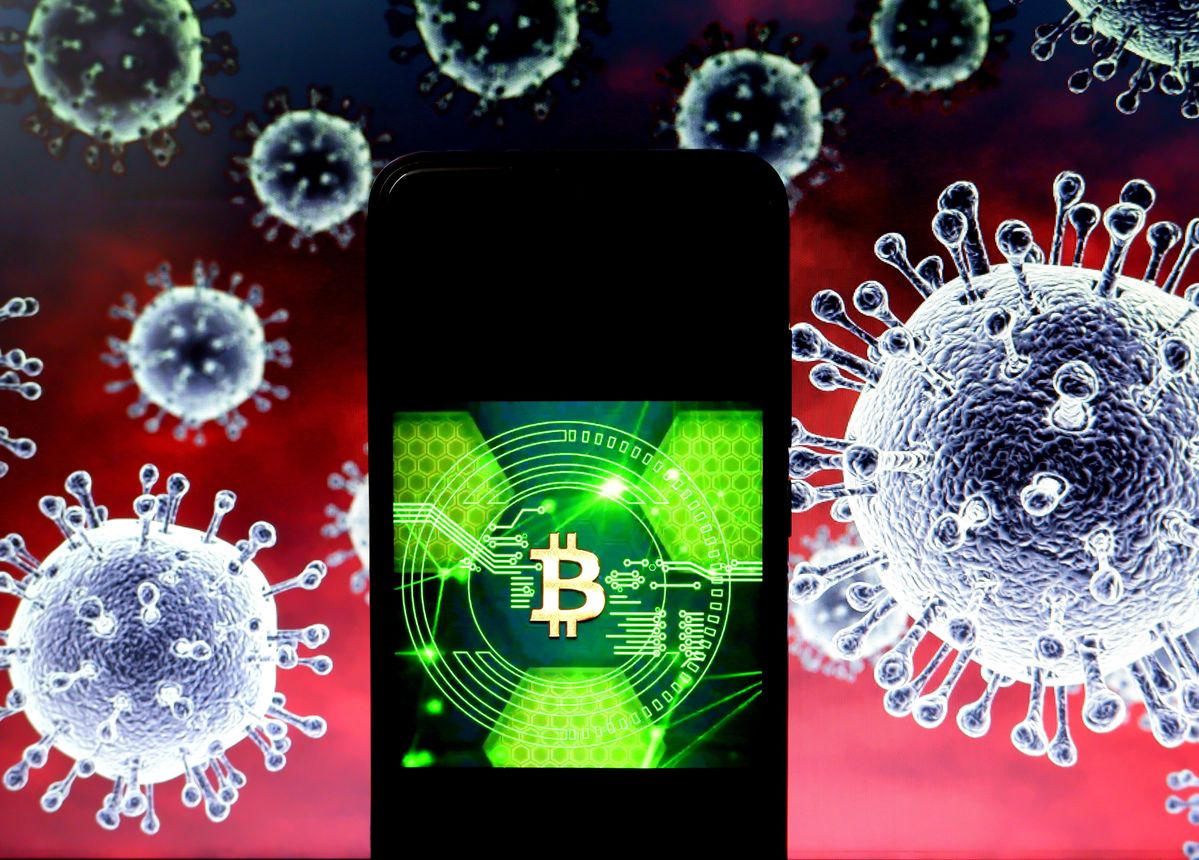比特币数字加密货币虚拟货币驱逐冠状病毒covid-19疾病流行性疾病流行危机 库存照片 - 图片 包括有 市场, 远期: 178688740