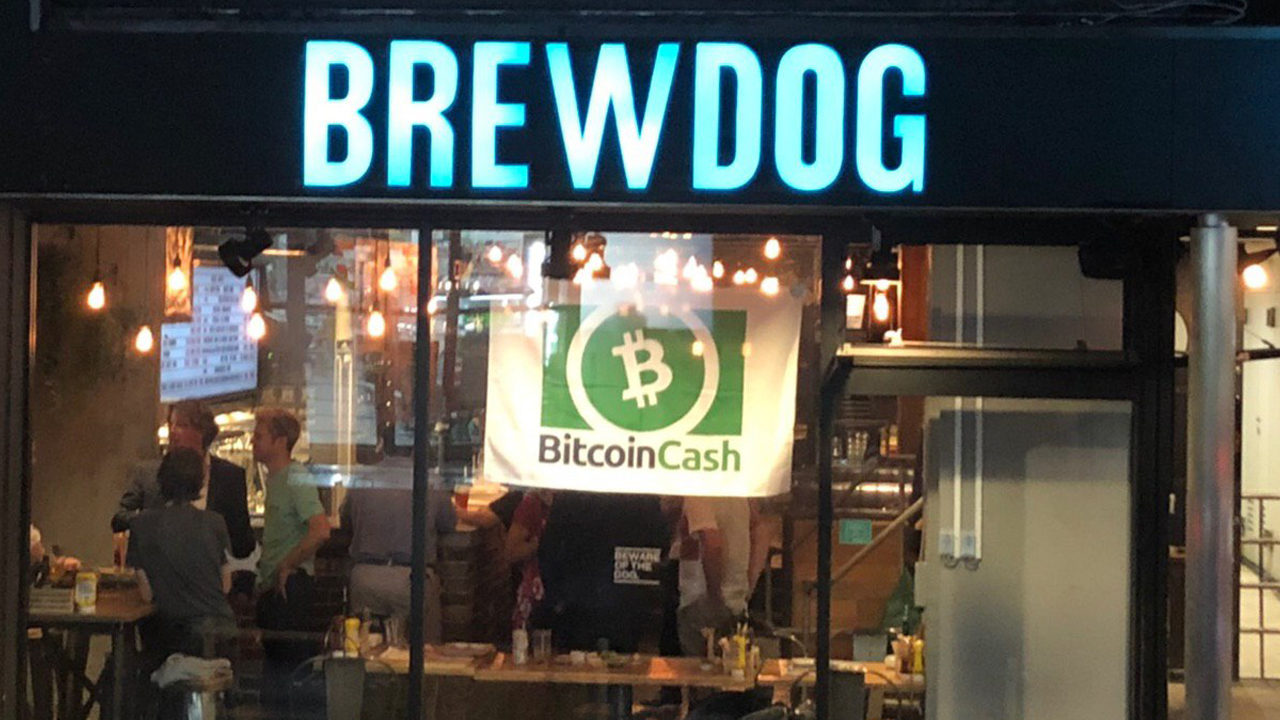 Brewdog Tokyo接受比特币现金付款：当地BCH聚会聚会