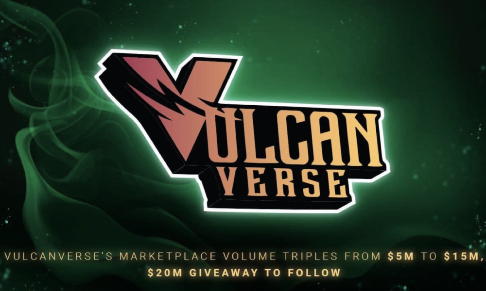 VulcasdfsnVerse的市场交易量从500万美元增加到1500万