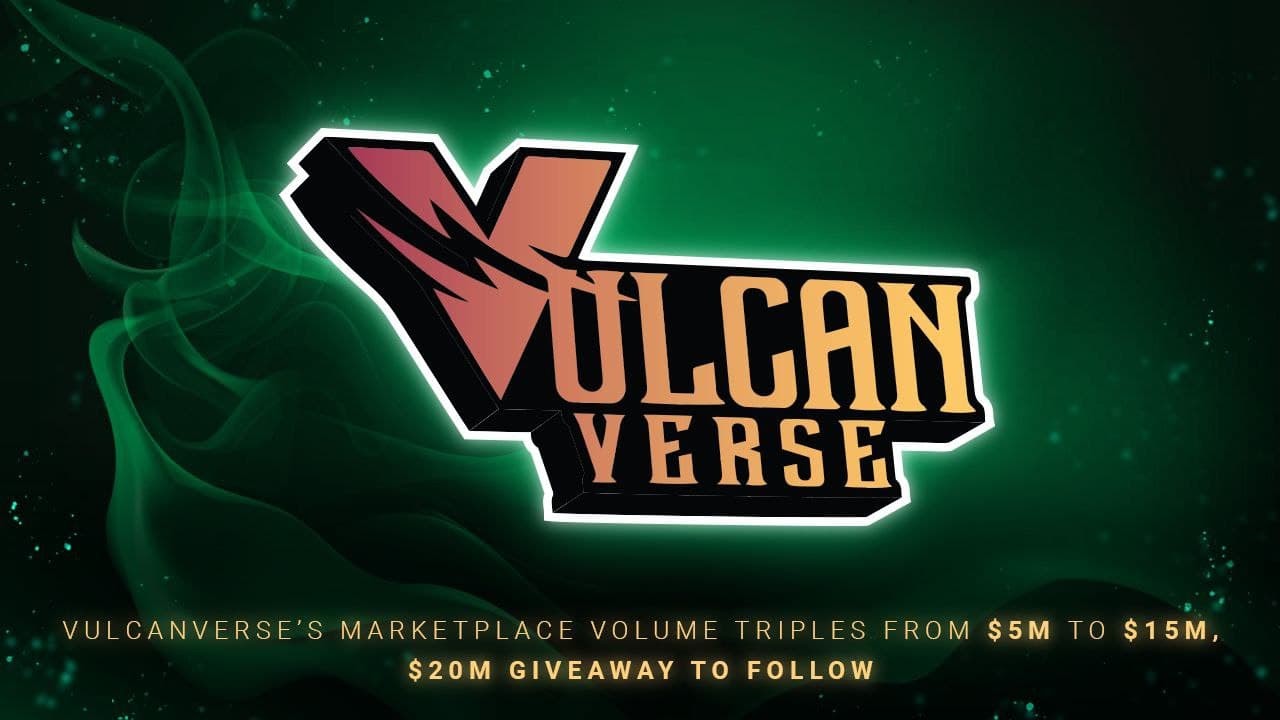 VulcasdfsnVerse的市场交易量从500万美元增加到1500万