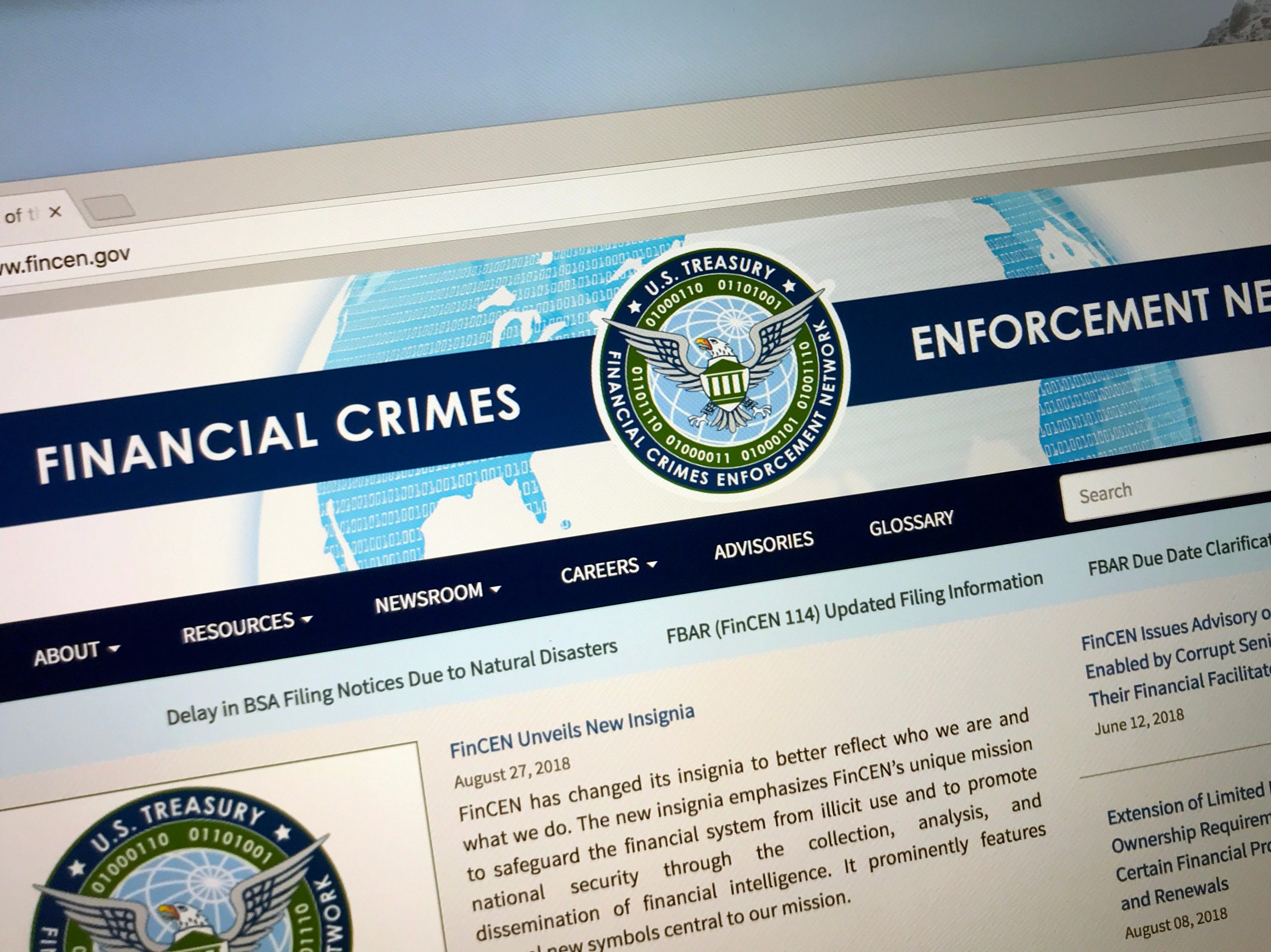 FinCEN 将加密货币确定为打击网络犯罪的国家优先事项