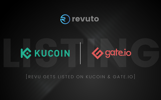 Revuto 成为首个同时在顶级交易所 KuCoin 和 Gate.io 上市的 Cardano 原生资产
