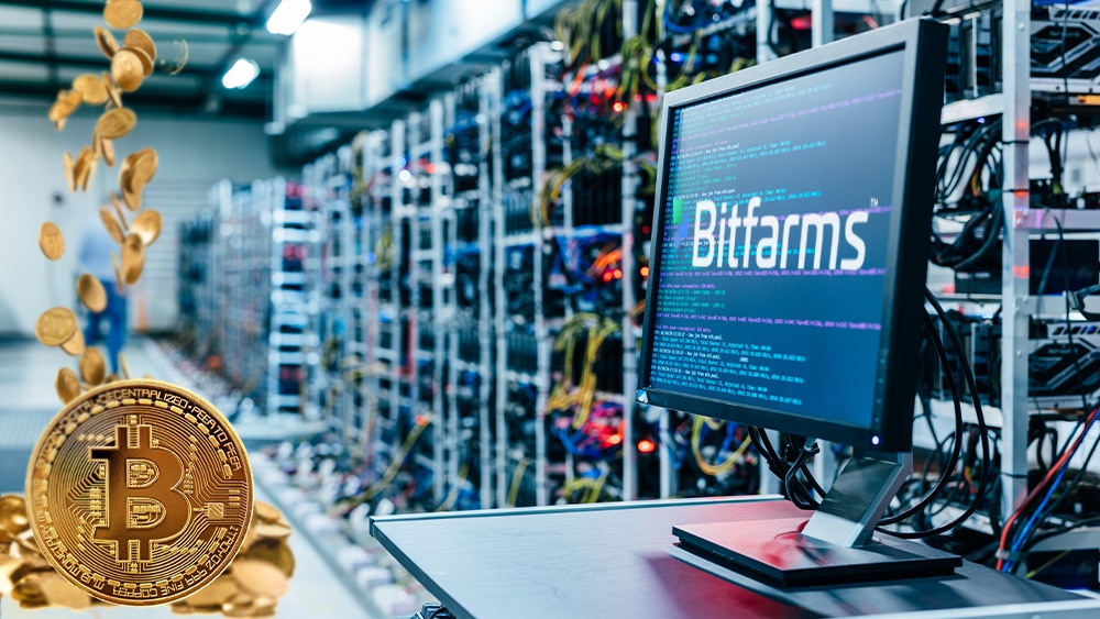 Bitfarms 大型加密货币矿业公司在今年第一周获得 1000 %&&&&&%