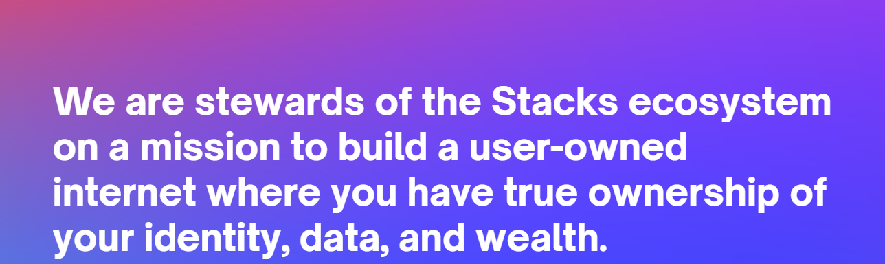 Stacks 生态系统是 BTC 上排名第一的 Web3 项目